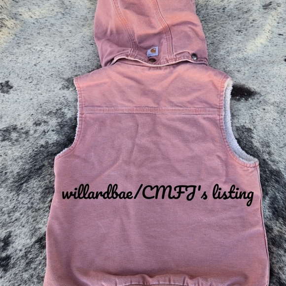 Carhartt Womens Small Weathered Wildwood Duck Vest - Picture 4 of 6